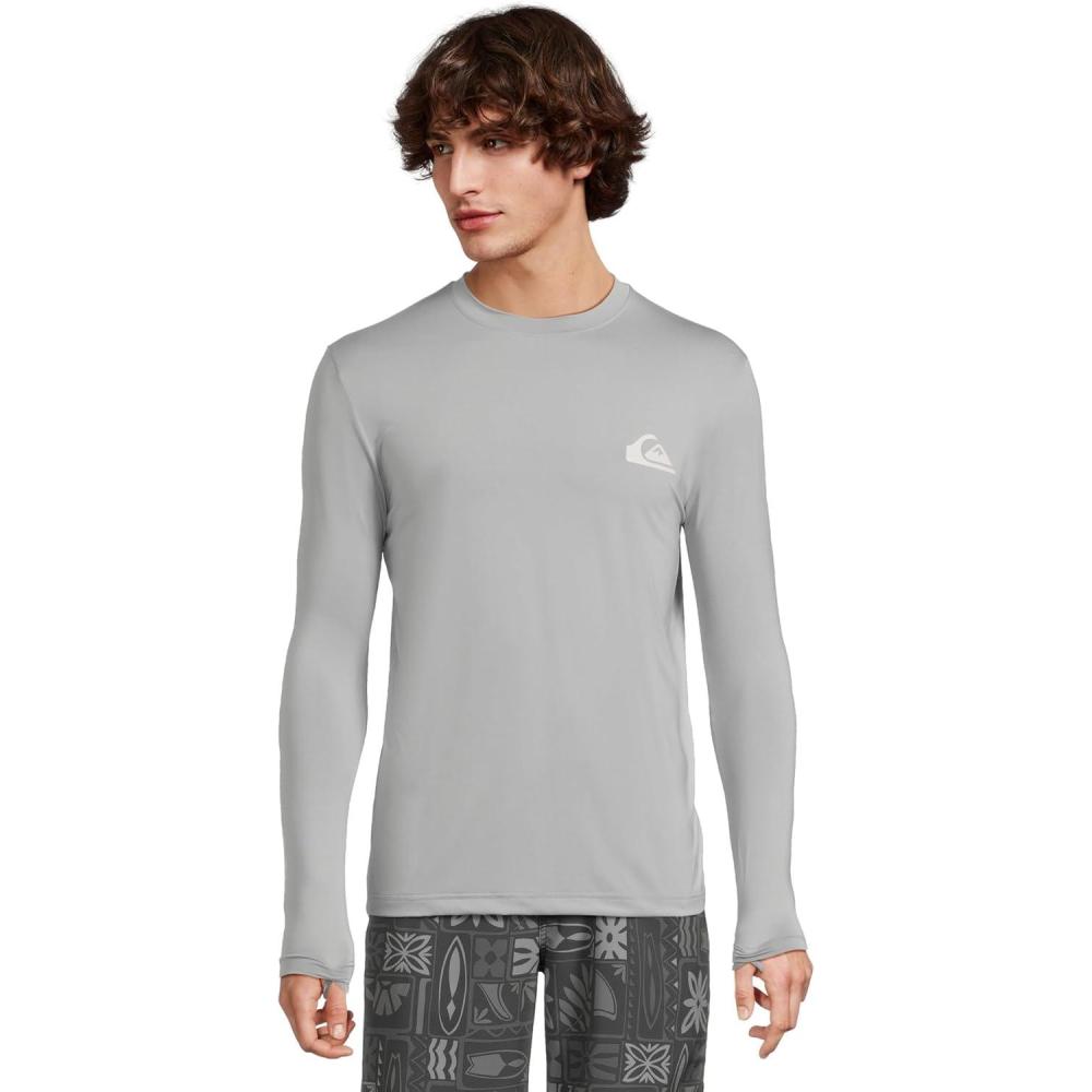 image:imageQuiksilver Mens Everyday Surf Tee Long Sleeve Surf TeeSmoke Gray
