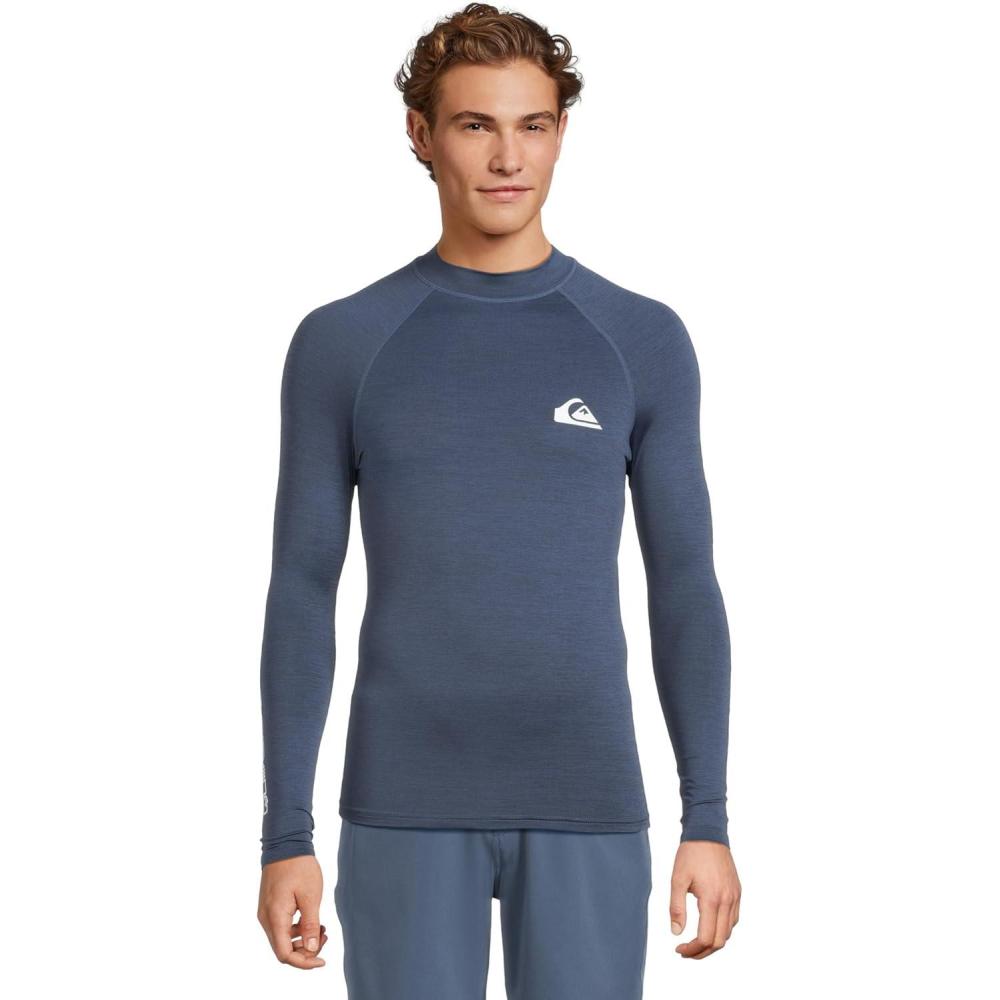 image:imageQuiksilver Mens Everyday Upf50 Long Sleeve Surf TeeNavy Heather
