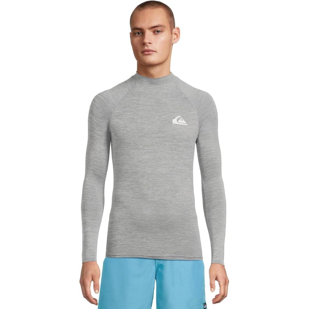 image:imageQuiksilver Mens Everyday Upf50 Long Sleeve Surf TeeSmoked Grey Heather