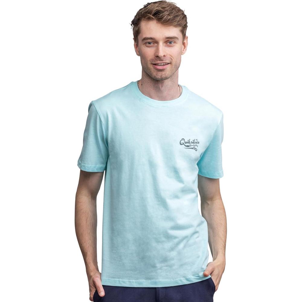 image:imageQuiksilver Mens Regular Fit Soft Cotton Short Sleeve TShirt SXLLimpett Shell