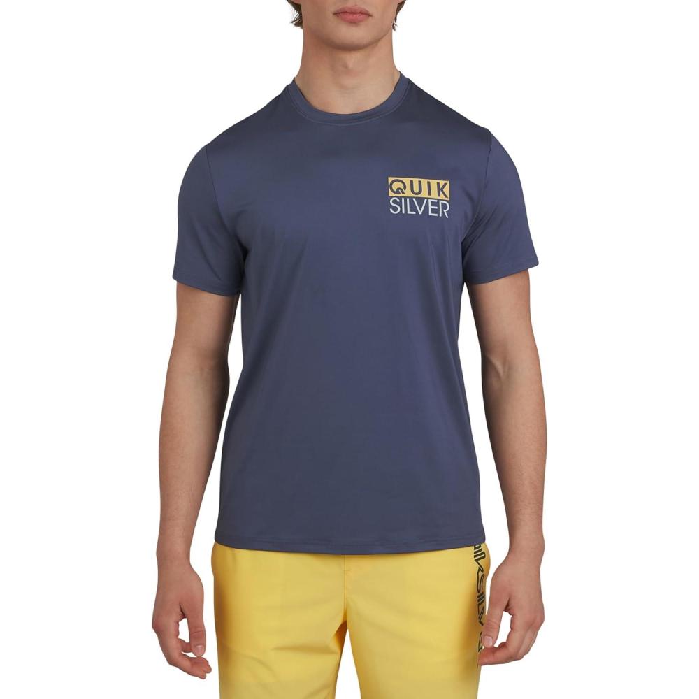 image:imageQuiksilver Mens Swimwear Regular Fit UPF 50 Short Sleeve Sun TeeAuthentic Indigo