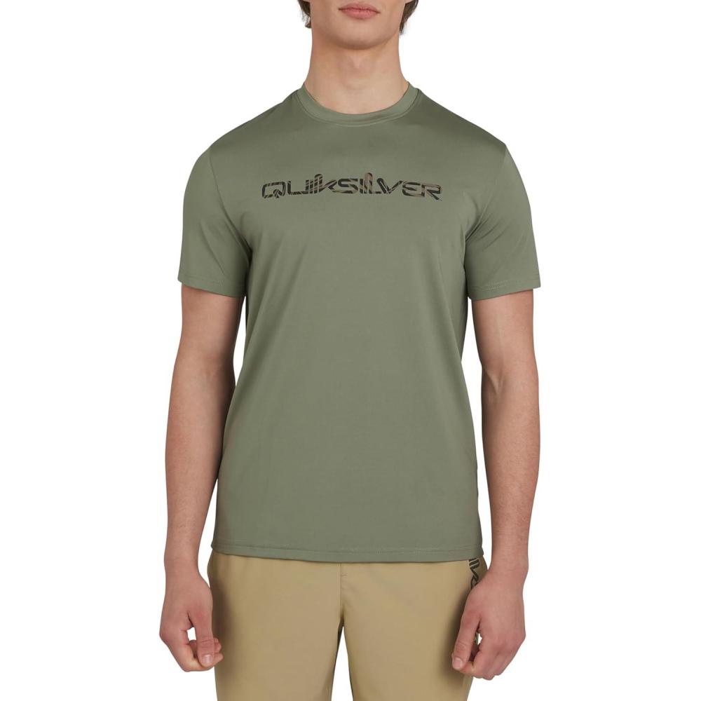 image:imageQuiksilver Mens Swimwear Regular Fit UPF 50 Short Sleeve Sun TeeSea Spray