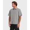 Quiksilver – Mens Centinela Shirt, Color Grey, Size: Large