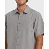 Quiksilver – Mens Centinela Shirt, Color Grey, Size: Large