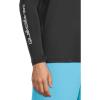Quiksilver Men’s Everyday Surf Tee Long Sleeve Surf Tee(Black)