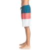 Quiksilver Men’s Fairway Tri Block Boardshort(White)
