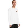 Quiksilver Men’s Impaired Camo Long Sleeve Screen Tee(White)