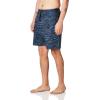 Quiksilver Mens Paddler Print Boardshort 19 Boardshort Swim Trunk(Ensign Blue Paddler Print Boardshort 19)