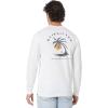 Quiksilver Men’s Palm Island Long Sleeve Screen Tee(White)