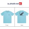 Quiksilver Men’s Regular Fit Soft Cotton Short Sleeve T-Shirt (S-XL)(Beach Blue)