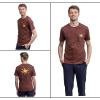 Quiksilver Men’s Regular Fit Soft Cotton Short Sleeve T-Shirt (S-XL)(Brown)