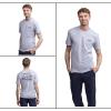 Quiksilver Men’s Regular Fit Soft Cotton Short Sleeve T-Shirt (S-XL)(Heather Grey)
