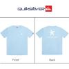 Quiksilver Men’s Regular Fit Soft Cotton Short Sleeve T-Shirt (S-XL)(Light Blue)