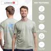 Quiksilver Men’s Regular Fit Soft Cotton Short Sleeve T-Shirt (S-XL)(Light Sage)