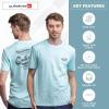 Quiksilver Men’s Regular Fit Soft Cotton Short Sleeve T-Shirt (S-XL)(Limpett Shell)