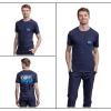 Quiksilver Men’s Regular Fit Soft Cotton Short Sleeve T-Shirt (S-XL)(Navy)