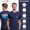 Quiksilver Men’s Regular Fit Soft Cotton Short Sleeve T-Shirt (S-XL)(Navy)