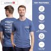 Quiksilver Men’s Regular Fit Soft Cotton Short Sleeve T-Shirt (S-XL)(Seaport)
