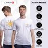 Quiksilver Men’s Regular Fit Soft Cotton Short Sleeve T-Shirt (S-XL)(White)