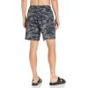Quiksilver Men’s Standard Surf Stretch Printvolley Elastic Waist Volley Swim Trunk Bathing Suit, Camoflage Waterman, Medium