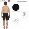 Quiksilver Men’s Swimwear Regular Fit Fixed Waist UPF 50 Quick Dry 22 Inch Board Shorts(Black)