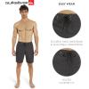 Quiksilver Men’s Swimwear Regular Fit Fixed Waist UPF 50 Quick Dry 22 Inch Board Shorts(Iron Gate)