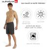 Quiksilver Men’s Swimwear Regular Fit Fixed Waist UPF 50 Quick Dry 22 Inch Board Shorts(Iron Gate)