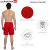 Quiksilver Men’s Swimwear Regular Fit Fixed Waist UPF 50 Quick Dry 22 Inch Board Shorts(Quik Red)