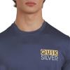Quiksilver Men’s Swimwear Regular Fit UPF 50 Short Sleeve Sun Tee(Authentic Indigo)