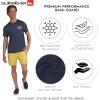 Quiksilver Men’s Swimwear Regular Fit UPF 50 Short Sleeve Sun Tee(Authentic Indigo)