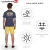 Quiksilver Men’s Swimwear Regular Fit UPF 50 Short Sleeve Sun Tee(Authentic Indigo)