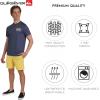 Quiksilver Men’s Swimwear Regular Fit UPF 50 Short Sleeve Sun Tee(Authentic Indigo)