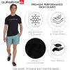 Quiksilver Men’s Swimwear Regular Fit UPF 50 Short Sleeve Sun Tee(Black)