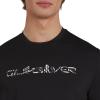 Quiksilver Men’s Swimwear Regular Fit UPF 50 Short Sleeve Sun Tee(Black)
