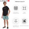 Quiksilver Men’s Swimwear Regular Fit UPF 50 Short Sleeve Sun Tee(Black)