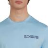 Quiksilver Men’s Swimwear Regular Fit UPF 50 Short Sleeve Sun Tee(Light Blue)
