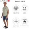 Quiksilver Men’s Swimwear Regular Fit UPF 50 Short Sleeve Sun Tee(Light Sage)