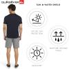Quiksilver Men’s Swimwear Regular Fit UPF 50 Short Sleeve Sun Tee(Navy)