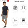 Quiksilver Men’s Swimwear Regular Fit UPF 50 Short Sleeve Sun Tee(Navy)