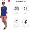 Quiksilver Men’s Swimwear Regular Fit UPF 50 Short Sleeve Sun Tee(Royal Blue)
