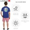 Quiksilver Men’s Swimwear Regular Fit UPF 50 Short Sleeve Sun Tee(Royal Blue)