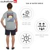 Quiksilver Men’s Swimwear Regular Fit UPF 50 Short Sleeve Sun Tee(Smoked Grey)