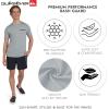 Quiksilver Men’s Swimwear Regular Fit UPF 50 Short Sleeve Sun Tee(Smoked Grey)