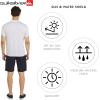 Quiksilver Men’s Swimwear Regular Fit UPF 50 Short Sleeve Sun Tee(White)