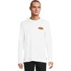 Quiksilver Men’s Impaired Camo Long Sleeve Screen Tee(White)