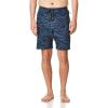 Quiksilver Mens Paddler Print Boardshort 19 Boardshort Swim Trunk(Ensign Blue Paddler Print Boardshort 19)