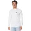 Quiksilver Men’s Palm Island Long Sleeve Screen Tee(White)