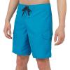 Quiksilver Men’s Swimwear Regular Fit Fixed Waist UPF 50 Quick Dry 22 Inch Board Shorts(Hawaiian Ocean)
