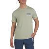 Quiksilver Men’s Swimwear Regular Fit UPF 50 Short Sleeve Sun Tee(Light Sage)