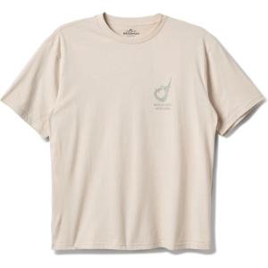 Quiksilver – Mens Hooked On Qmt0 Short Sleeve Graphic T-Shirt(Mnbm-moonbeam)